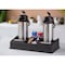 Service Ideas Dual Airpot Stand with Condiment Station APLR25BL - alternate 3